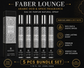 Faber Lounge Arabic Oud & Spice Eau de Parfum 5 Piece Bundle Set | 35ml Warm Oud Fragrance Sprays