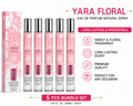 Yara Floral Eau de Parfum 5 Piece Bundle Set | 35ml Sweet Floral Fragrance Sprays  Shopify Description:
