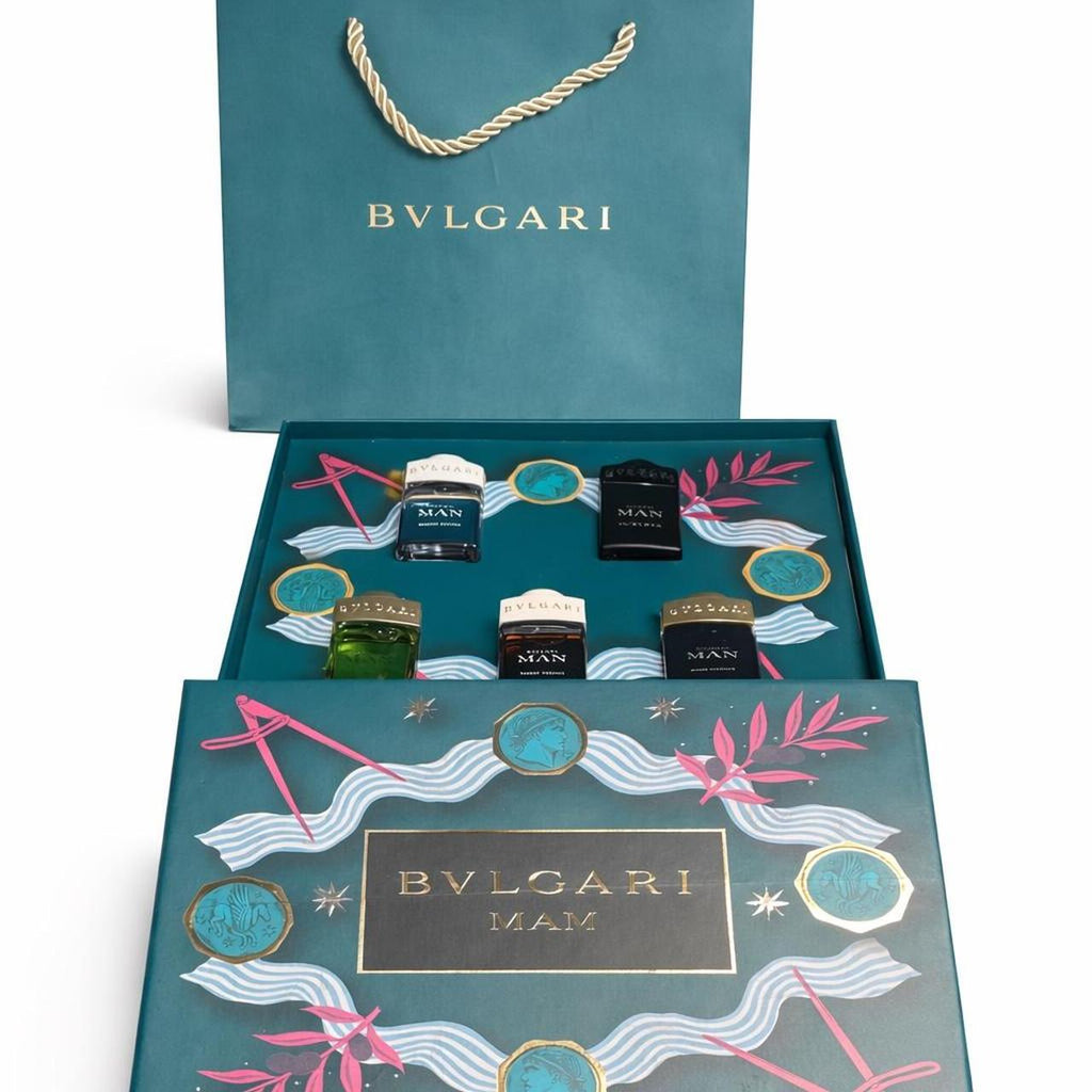 Bvlgari Man 5-Piece Mini Fragrance Gift Set with Gift Bag
